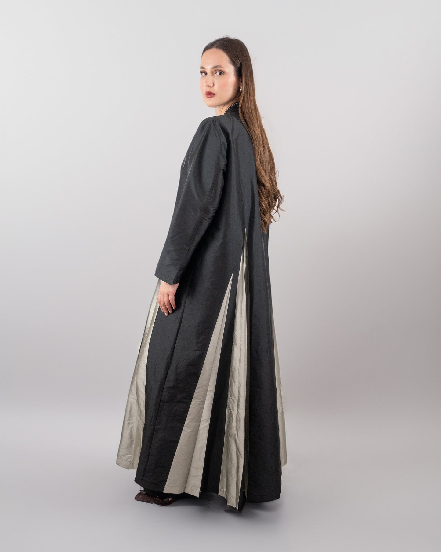 Monochrome Elegance Abaya