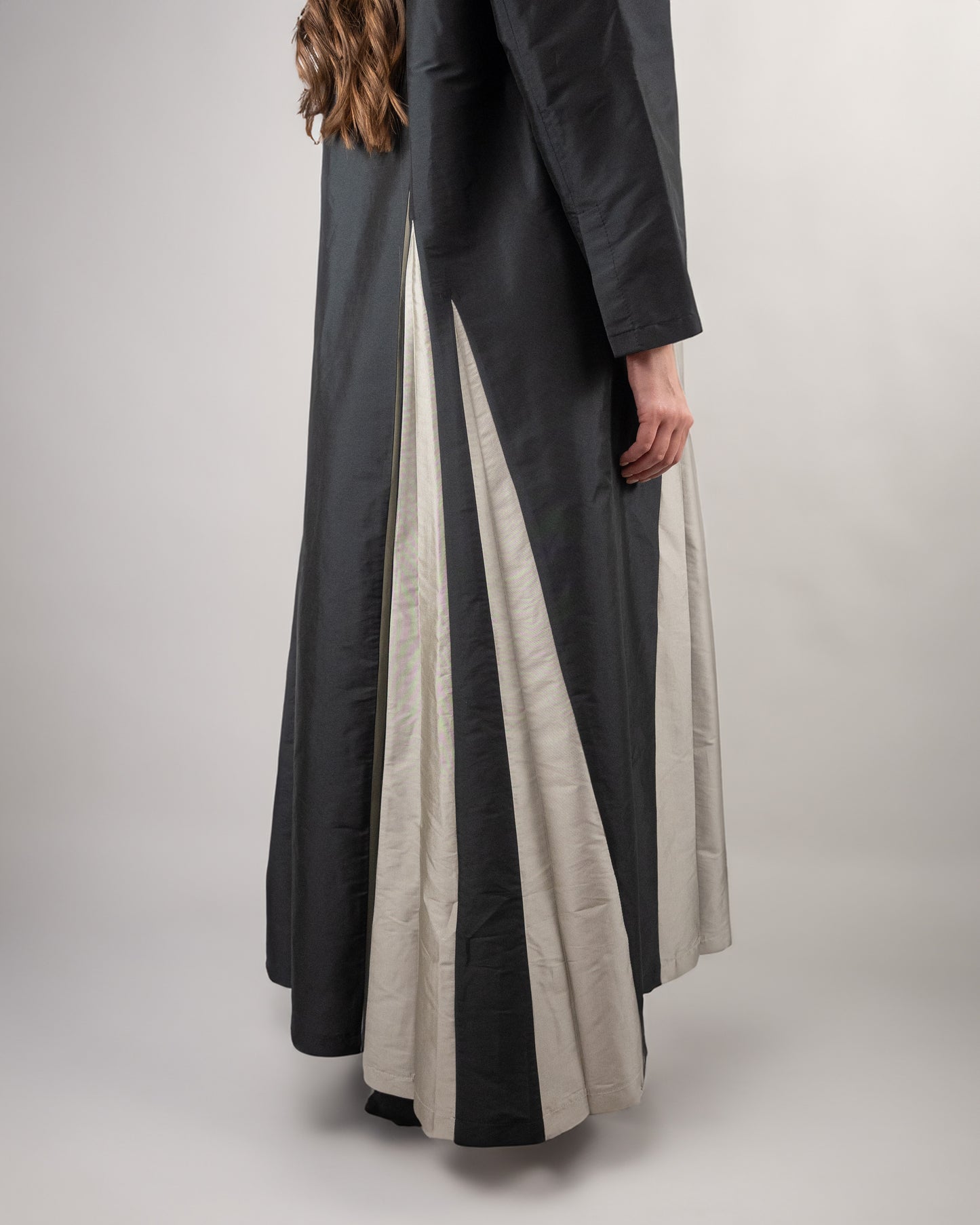Monochrome Elegance Abaya